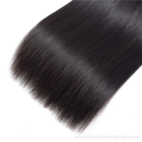 LAN DAISY No Shedding No Tangle 100% Real Human Hair Bundles Silky Straight Wave Hair
